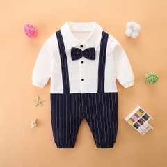 Body công tử dài tay 𝐂𝐨𝐭𝐭𝐨𝐧  mềm mịn cho bé trai mặc tết, đầy tháng, thôi nôi 𝟑𝟓𝐁𝐃𝐃