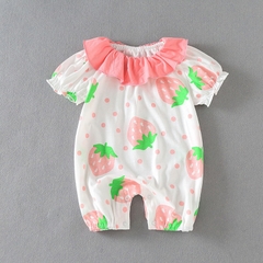 Bộ Bodysuit Tiểu Thư Mùa Hè Cho Bé Gái Sơ Sinh Lamia