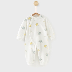 Bộ Body Thu Đông Dài Tay Cotton Mềm Mại Cho Bé 0-2 Tuổi 08BDD