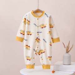 Bộ đồ liền thân dài tay thu đông cho bé sơ sinh 22BDD