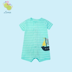 Bộ Body Đùi Hè Xuất Dư, Romper Đùi Cho Bé Trai Sơ Sinh 2-24 Tháng Lamia
