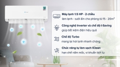 Máy lạnh 2 chiều Casper Inverter 1.5 HP QH-12IU36A