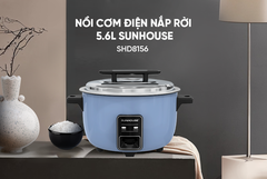 NỒI CƠM ĐIỆN 5.6l SUNHOUSE SHD8156