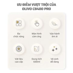 Máy Xay Nấu Đa Năng OLIVO CB400 PRO