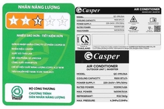 Máy Lạnh Casper Inverter 1 HP QC‑09IU36A