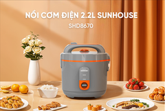 Nồi Cơm Điện 1.2 Lít Sunhouse SHD8670