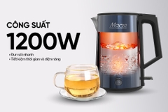 Ấm Siêu Tốc Inox 3 Lớp Sunhouse 1.0 Lít HTD1373