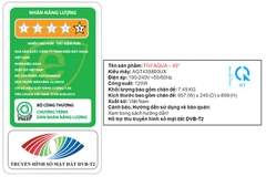 Google Tivi QLED Aqua 4K 43 inch AQT43S800UX