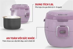 NỒI CƠM ĐIỆN 1.8L SUNHOUSE SHD8663V