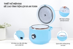 Nồi Cơm Điện 1.2 Lít Happy Time HTD8522G