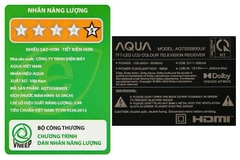 Google Tivi QLED Aqua 4K 55 inch AQT55S800UX