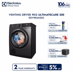 Máy Sấy Thông Hơi Electrolux UltimateCare 9 Kg EDV904N3SC