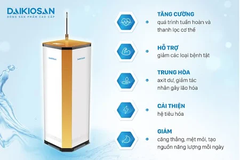 Máy lọc nước Ion kiềm giàu Hydrogen Daikiosan DSW-43608I