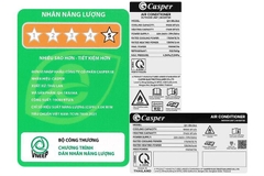 Máy Lạnh 2 Chiều Casper Inverter 2 HP QH‑18IU36A
