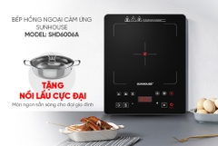 BẾP HỒNG NGOẠI CẢM ỨNG SUNHOUSE SHD6006A
