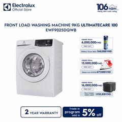 Máy giặt Electrolux UltimateCare 100 Inverter 9 kg EWF9025DQWB