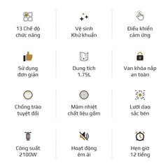 Máy Xay Nấu Đa Năng OLIVO X24 PRO