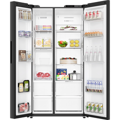 Tủ lạnh Aqua Inverter 569 lít Side-by-Side AQR-S633XA(SL)