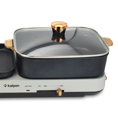 Bếp Nướng Lẩu Hai Ngăn Tháo Rời Đa Năng Kalpen PP99