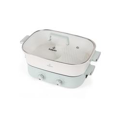 Bếp Nướng Lẩu Hai Ngăn Tháo Rời Đa Năng 6.5L Kalpen PP66