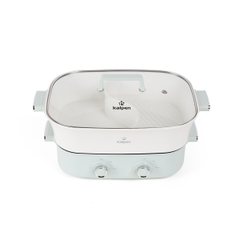 Bếp Nướng Lẩu Hai Ngăn Tháo Rời Đa Năng 6.5L Kalpen PP66