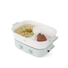 Bếp Nướng Lẩu Hai Ngăn Tháo Rời Đa Năng 6.5L Kalpen PP66