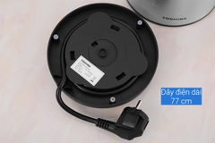Bình đun siêu tốc Toshiba KT-17SH2NV – 1.7 lít, công suất 2200W, ruột inox SUS 304, đun nước nhanh, an toàn