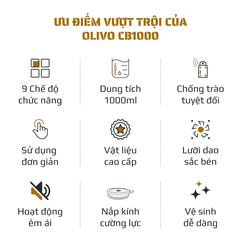 Máy Xay Nấu Đa Năng OLIVO CB1000
