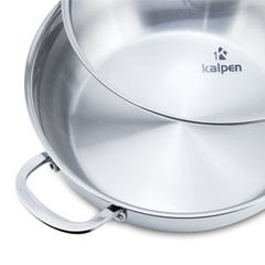 Chảo Lẩu Inox 3 Lớp Đúc Liền Khối Kalpen KP-8528