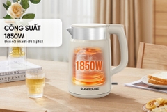 Ấm Siêu Tốc Inox 2 Lớp 2.0 Lít Sunhouse SHD1387