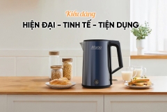 Ấm Siêu Tốc Inox 3 Lớp Sunhouse 1.0 Lít HTD1373
