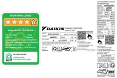 Máy lạnh Daikin Inverter 1.5 HP FTKF35ZVMV
