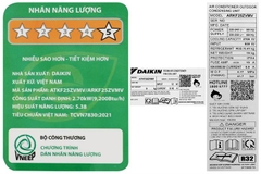 Máy lạnh Daikin Inverter 1.5 HP FTKF25ZVMV