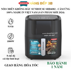 Nồi Chiên Không Dầu 9 Lít Sunhouse SHD4082