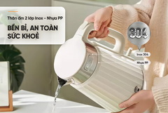 ẤM SIÊU TỐC INOX 2 LỚP 2L SUNHOUSE MAMA SHD1395