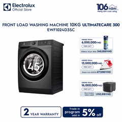 Máy giặt Electrolux UltimateCare 300 Inverter 10 kg EWF1024D3SC