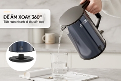 Ấm Siêu Tốc Inox 3 Lớp Sunhouse 1.0 Lít HTD1373