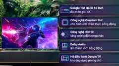 Google Tivi QLED Aqua 4K 65 inch AQT65S80EUX