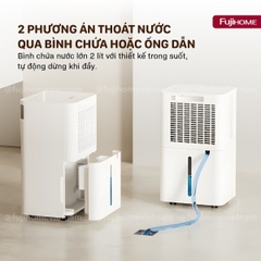 Máy hút ẩm dân dụng Fujihome DH12NW – Công suất 12 lít/ngày, lọc không khí, điều khiển thông minh