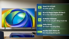 Smart Tivi Toshiba AI 4K 43 inch 43C350RP