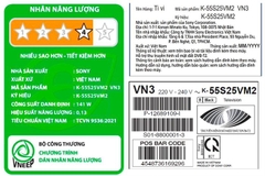 Google Tivi Sony 4K 55 inch K-55S25VM2