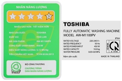 Máy giặt Toshiba 10 kg AW-M1100PV(MK)