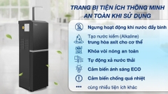 Máy lọc nước RO nóng nguội lạnh Toshiba TWP-W2396SVN(M) 10 lõi – Công nghệ RO 75 GPD Mỹ, đèn UV diệt khuẩn, tạo nước kiềm