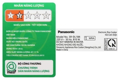 Nồi cơm điện tử Panasonic 1.8 lít SR-DL184WRA