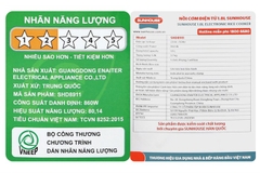 Nồi cơm điện tử Sunhouse 1.8 lít SHD8911