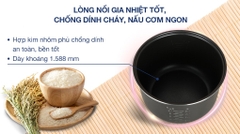 Nồi cơm điện Panasonic 1.8 lít SR-MVN18FRAX
