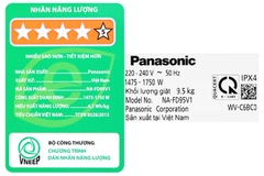 Máy giặt Panasonic Inverter 9.5 Kg NA-FD95V1BRV