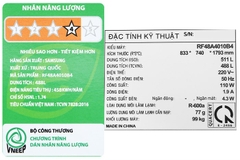 Tủ lạnh Samsung Inverter 488 lít Multi Door RF48A4010B4/SV