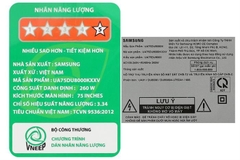 Smart Tivi Crystal UHD Samsung 4K 75 inch UA75DU8000