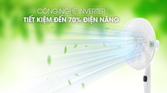Quạt đứng Toshiba 9 cánh DC inverter F-LSD10(W)VN 30W
